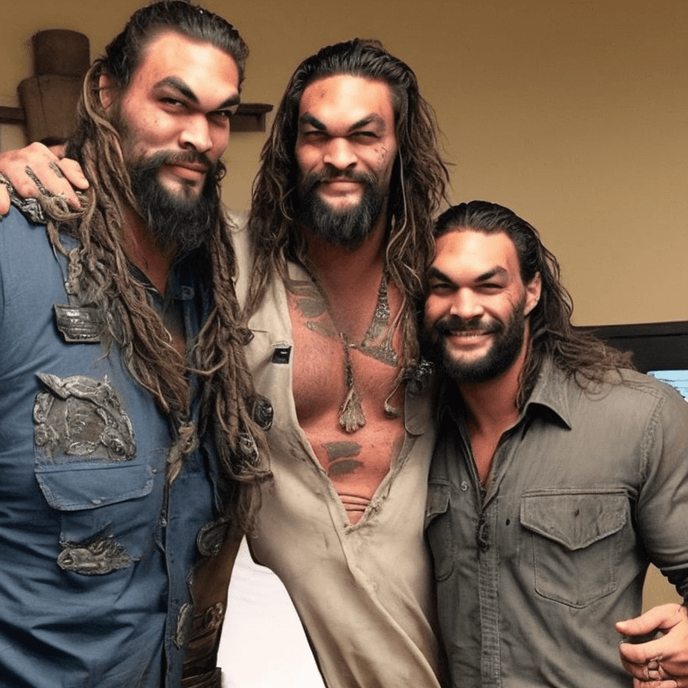 Jason Momoa Meeting His Favorite Hero in the Old West