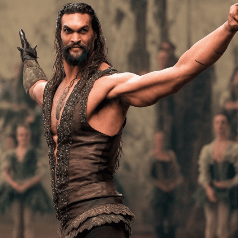 Jason Momoa Performs in the Ballet, Swan Lake
